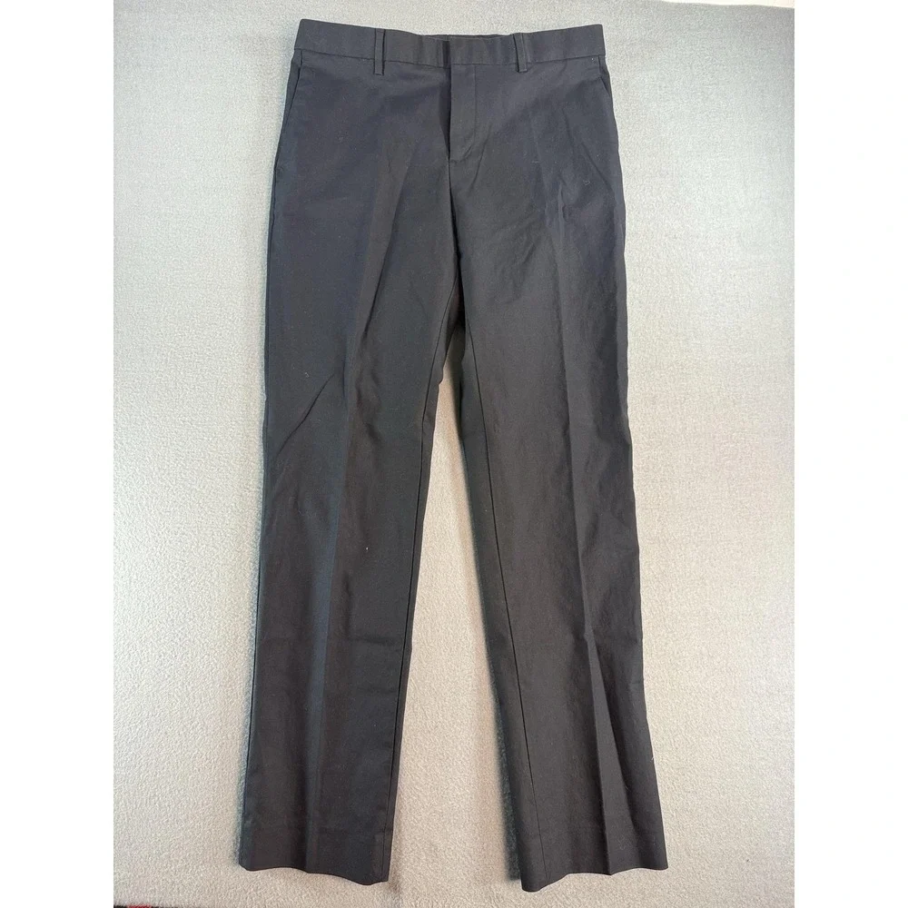 Banana Republic Pants Mens 33x34 Black Slim Fit Stretch Chino Straight Casual